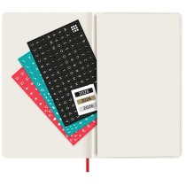 Щоденник Moleskine 2026, 13 х 21 см середній / Червоний М’який