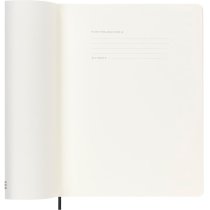 Щотижневик Moleskine, 19 х 25 см  2025-2026 великий / Чорний М’який