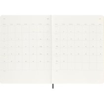 Еженедельник Moleskine, 19 х 25 см 2025-2026 большой / Черный Мягкий
