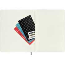 Еженедельник Moleskine, 19 х 25 см 2025-2026 большой / Черный Мягкий