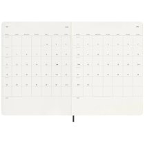 Еженедельник Moleskine, 19 х 25 см 2026 большой / Черный Мягкий