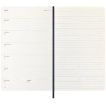 Щотижневик Moleskine, 9 х 14 см 2026 кишеньковий / Сапфір М’який