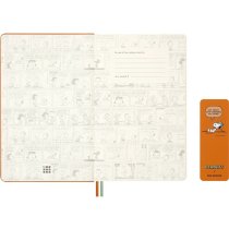 Щотижневик Moleskine, 13 х 21 см 2026 Peanuts середній / Помаранчевий