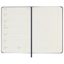 Щотижневик Moleskine, 19 х 25 см 2026 великий / Сапфір