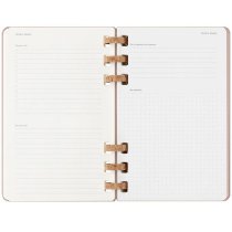 Еженедельник Moleskine, 13 х 21 см 2026 Spiral средний / миндальный