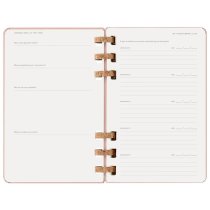 Еженедельник Moleskine, 13 х 21 см 2026 Spiral средний / миндальный