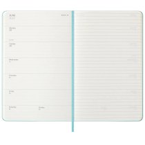 Щотижневик Moleskine, 13 х 21 см 2026 середній / Аквамарин