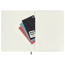 Ежедневник Moleskine, 19 х 25 см 2026 большой / Сапфир Мягкий