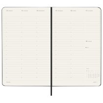 Щотижневик Moleskine, 19 х 25 см 2026 PRO Вертикальний середній / Чорний