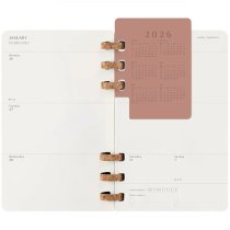 Еженедельник Moleskine, 13 х 21 см 2026 Spiral средний / Черный мягкий
