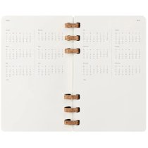 Еженедельник Moleskine, 13 х 21 см 2026 Spiral средний / Черный мягкий