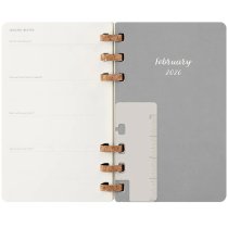 Еженедельник Moleskine, 13 х 21 см 2026 Spiral средний / Черный мягкий