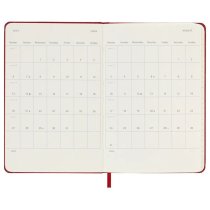 Щоденник Moleskine 2026, 9 х 14 см кишеньковий / Червоний
