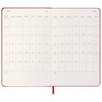 Еженедельник Moleskine, 13 х 21 см 2026 средний / Красный
