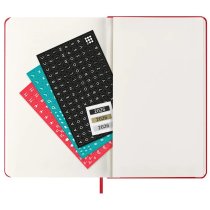 Щоденник Moleskine 2026, 13 х 21 см середній / Червоний