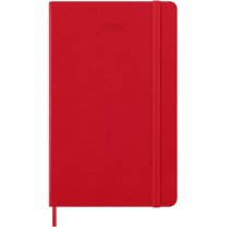 Щоденник Moleskine 2026, 13 х 21 см середній / Червоний
