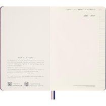 Щотижневик Moleskine, 13 х 21 см 2025-2026 Sakura середній / Синій