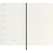 Еженедельник Moleskine, 13 х 21 см 2025-2026 средний / Черный Мягкий