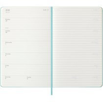 Еженедельник Moleskine, 13 х 21 см 2025-2026 средний / Аквамарин