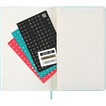 Еженедельник Moleskine, 13 х 21 см 2025-2026 средний / Аквамарин