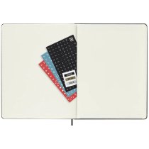 Щотижневик Moleskine, 19 х 25 см 2026 PRO Вертикальний великий / Чорний
