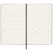 Щотижневик Moleskine, 13 х 21 см 2026 Горизонтальний середній / Чорний