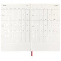 Щотижневик Moleskine, 13 х 21 см 2026 середній / Червоний М’який