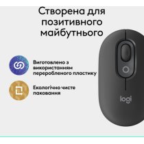 Миша Logitech POP with emoji Graphite (L910-007412)