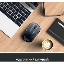 Миша комп'ютерна Logitech M325s Wireless Dark Silver (910-006812)
