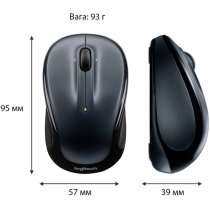 Миша комп'ютерна Logitech M325s Wireless Dark Silver (910-006812)