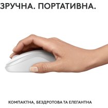Миша Logitech M240 Silent Bluetooth Off White