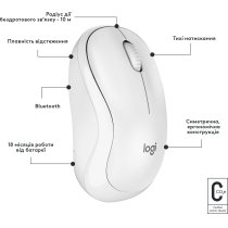 Миша Logitech M240 Silent Bluetooth Off White
