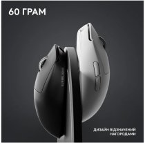 Миша Logitech G Pro X Superlight 2 Lightspeed White (910-006638)