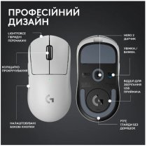 Миша Logitech G Pro X Superlight 2 Lightspeed White (910-006638)