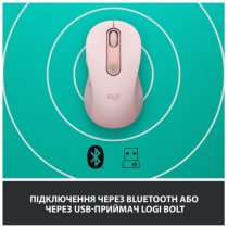 Мыша Logitech Signature M650 L Wireless Rose (910-006237)