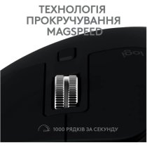 Миша Logitech MX Master 3S For Mac Performance Wireless Space Grey (910-006571)