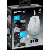 Миша Defender Stix GM-009 White (52009)