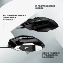 Мыша Logitech G502 X Black USB (910-006138)