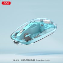 Мыша XO M12 Bluetooth wireless transparent Blue