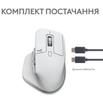 Мыша Logitech MX Master 3S For Mac Performance Wireless Pale Grey (910-006572)