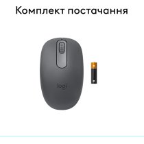 Миша Logitech M196 Bluetooth Graphite (L910-007459)
