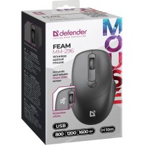Миша Defender Feam MM-296 Black (52296)