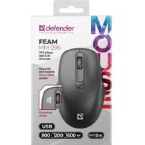 Миша Defender Feam MM-296 Black (52296)