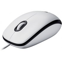 Миша Logitech Mouse M100 White