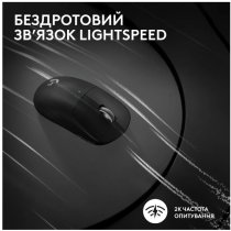 Миша Logitech Pro X Superlight 2 Lightspeed Black (910-006630)