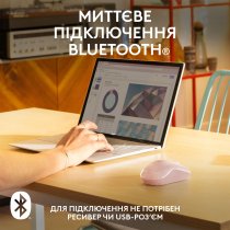 Миша Logitech M240 Silent Bluetooth Rose