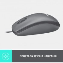 Миша комп'ютерна Logitech Mouse M100 Black (910-006652)