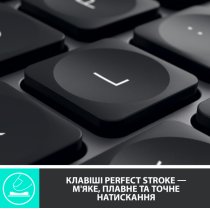 Клавиатура LOGITECH MX Master Keys for Business, US, Graphite (920-010251)