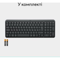 Клавиатура Logitech K250 Wireless Graphite