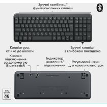 Клавиатура Logitech K250 Wireless Graphite